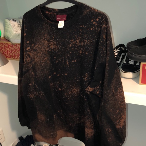 Custom Bleached Crewneck Sweater - Picture 3 of 3